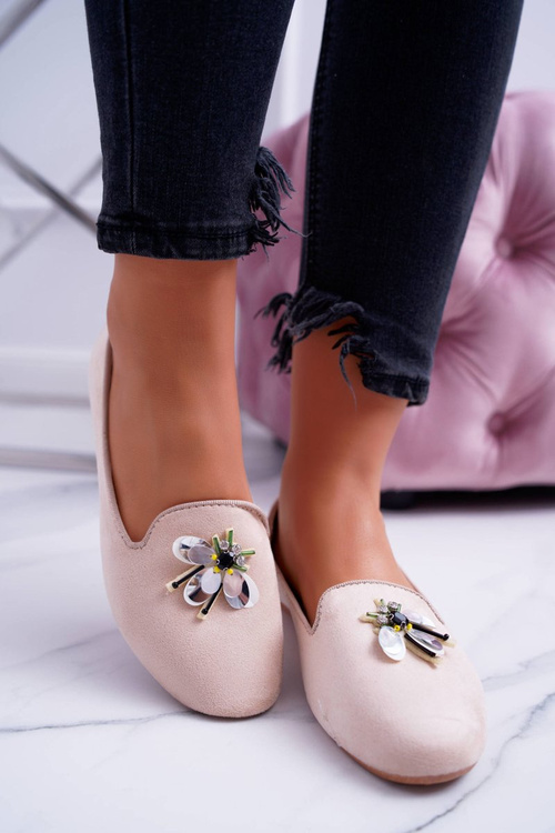 Замшеві жіночі балерини Lords Beige Veni