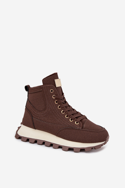 Ізольовані жіночі трапери на платформі коричневі Marivira