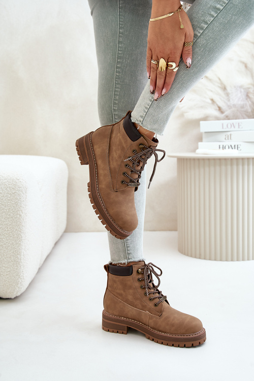 Чоботи жіночі утеплені Big Star OO274A289 Коричневі