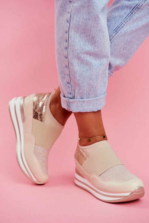 Жіноче спортивне взуття Кросівки Beige Cold Play