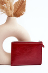 Жіночий червоний гаманець зі штучної шкіри Cudea