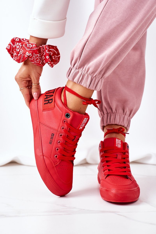 Жіноче утеплене спортивне взуття Big Star EE274354 Red