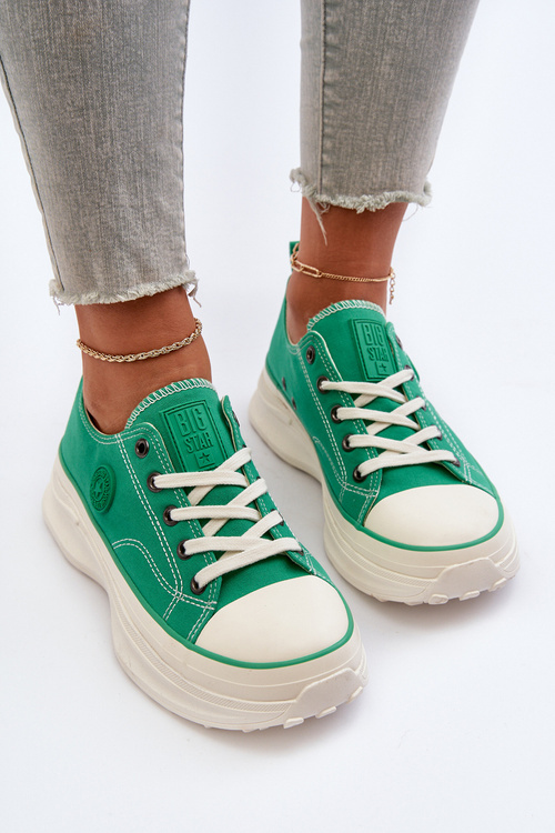 Жіночі кросівки на масивній підошві Big Star NN274130 Green