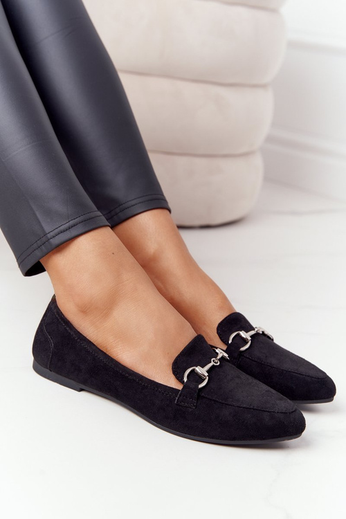 Жіночі лофери Sergio Leone MK711 Suede Black