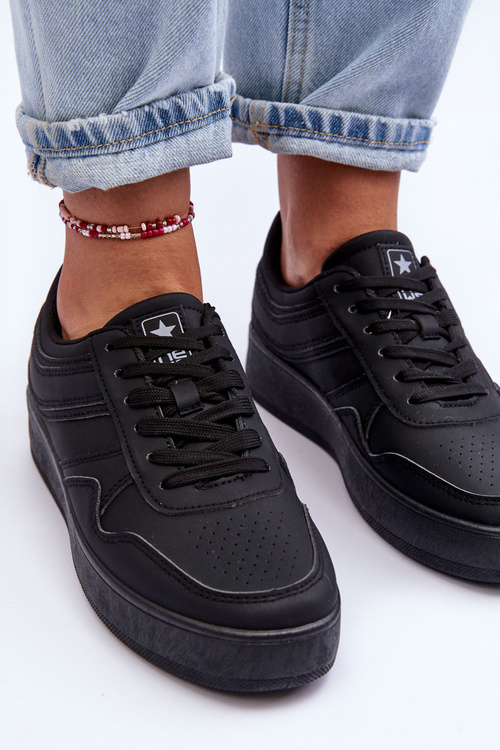 Жіноче спортивне взуття Кросівки чорно-сріблясті Aruba