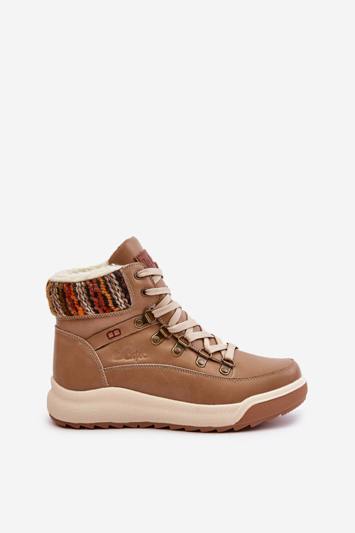 Жіночі шкіряні утеплені ботильйони Lee Cooper Beige LCJ-24-01-2985