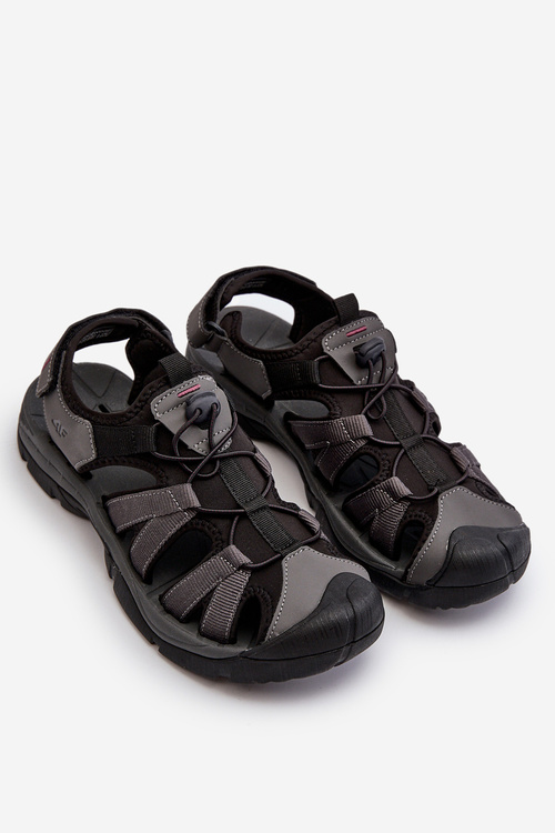 Зручні чоловічі босоніжки 4FRSS24FSANM058-23S сірі