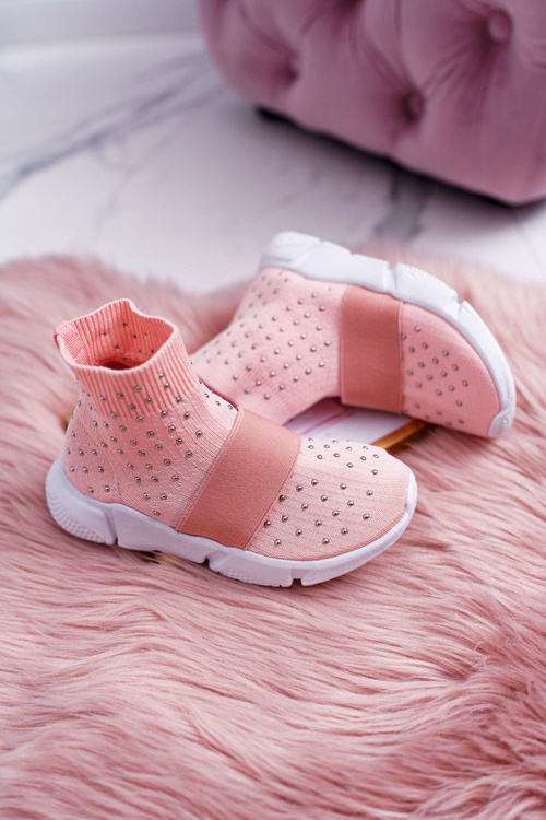 Дитяче молодіжне спортивне взуття Delma рожевого кольору