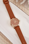 Коричневий жіночий годинник Ernest E97316
