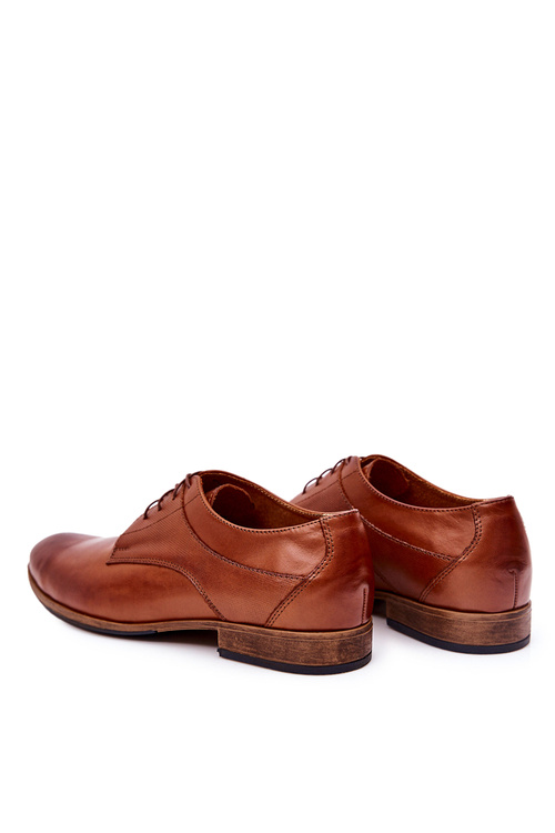 Класичні напівчеревики шкіряні Bednarek 806 Коричневий