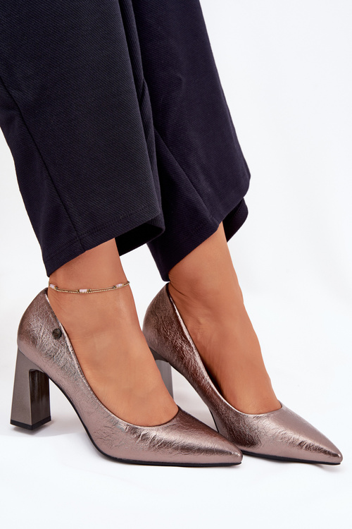 Жіноче Взуття На Каблуку Vinceza 62252 Графіт