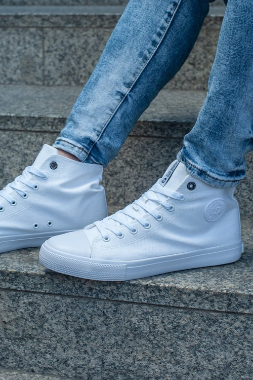 Чоловічі класичні високі кросівки BIG STAR FF174551 Білі