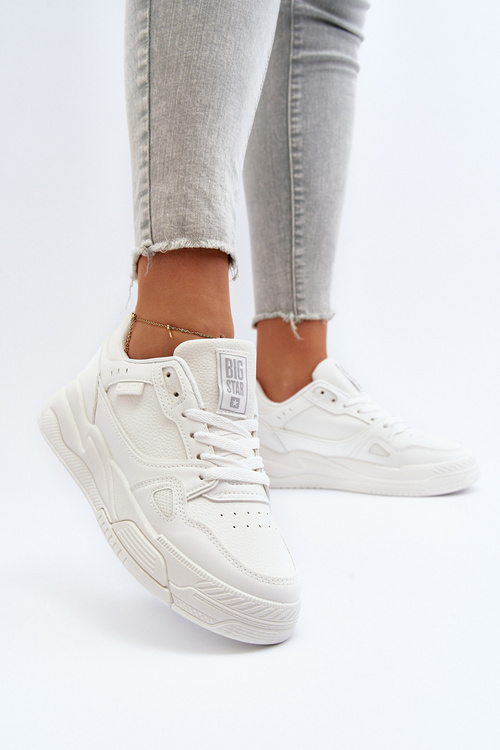 Жіноче спортивне взуття Кросівки Big Star MM274354 Білі