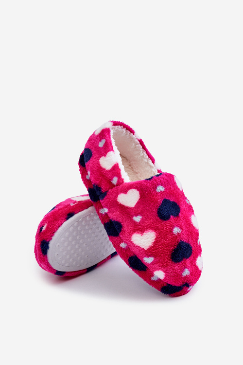 Дитячі утеплені тапочки в серці Fuchsia Meyra