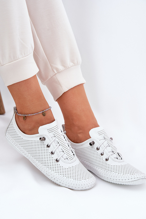 Жіноче Шкіряне Взуття З Природної Шкіри Artiker 54C0831 Біле