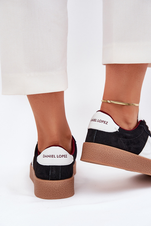 Замшеві Жіночі Кросівки Daniel Lopez Just Dare SS2D4021 Чорні