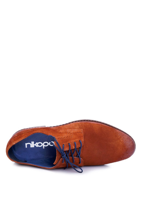 Чоловічі повсякденні шкіряні півчобітки Nikopol Camel Lajos
