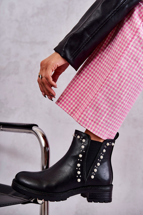 Шкіряні черевики Black Ferra