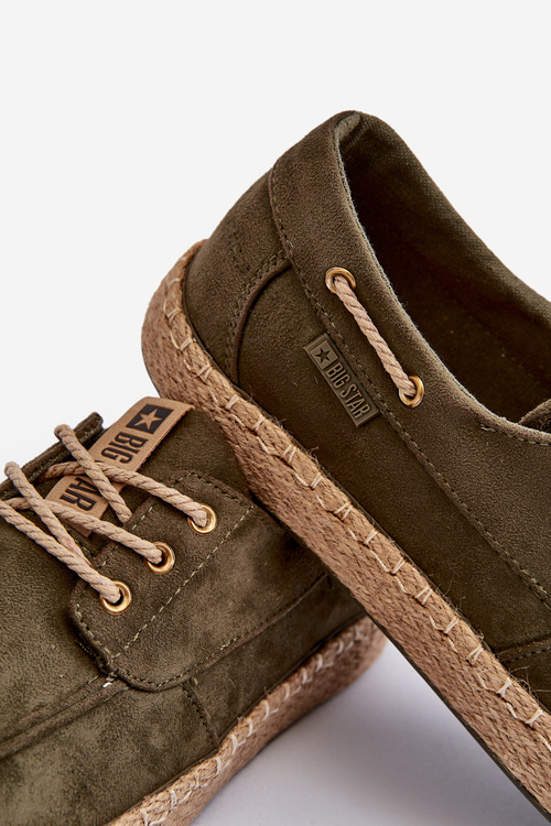 Чоловічі еспадрільї на шнурівці Big Star NN174055 Хакі