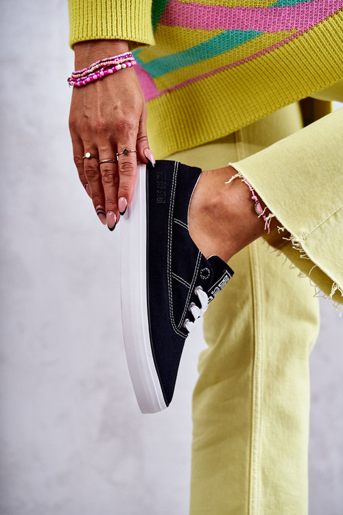 Жіночі тканинні кросівки Big Star KK274019 Чорні