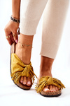 Тапочки На Корковій Підошві Жовті Taryne