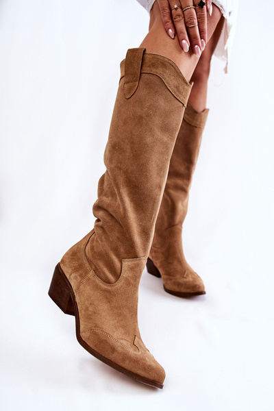 Жіночі черевики на підборах Lewski Shoes 3235 Бежеві