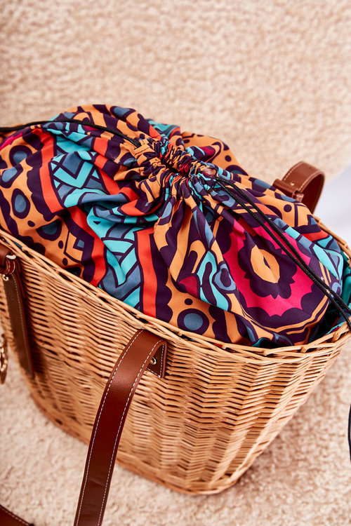 Плетена сумка-кошик NOBO XM0040 Бежевий