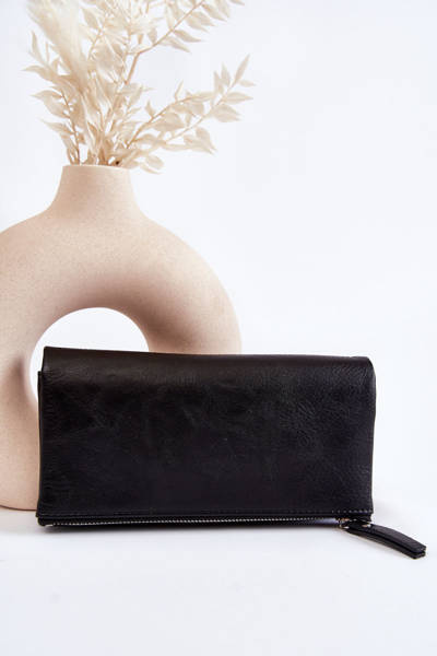 Жіночий великий гаманець на магніті Black Connes