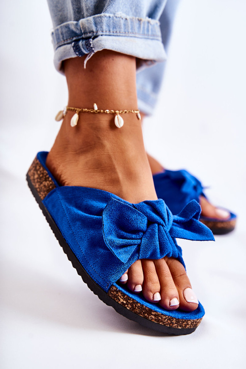 Тапочки На Корковій Підошві Темно-сині Венді