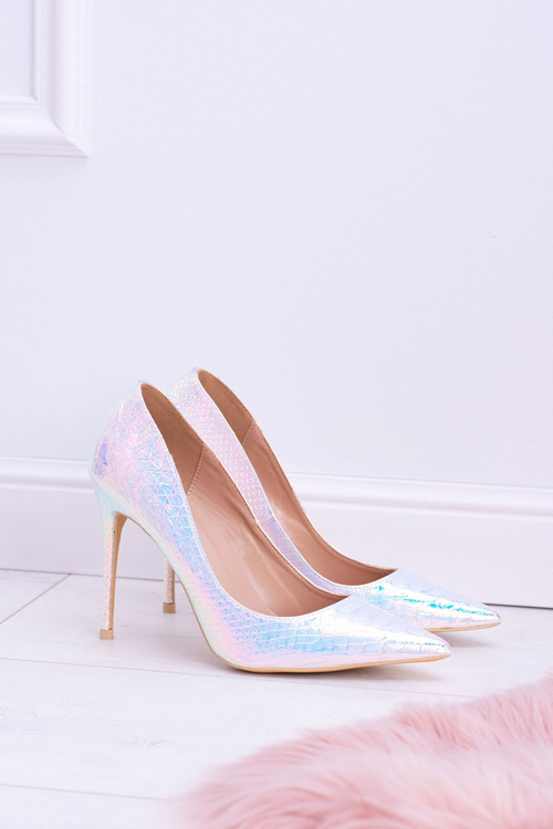 Жіночі туфлі на шпильці Lu Boo Pink Petrol Glam