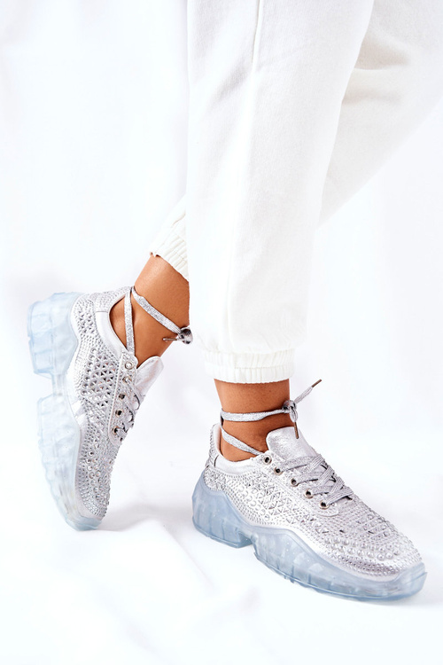 Спортивне взуття з кубічним цирконієм Lu Boo Silver