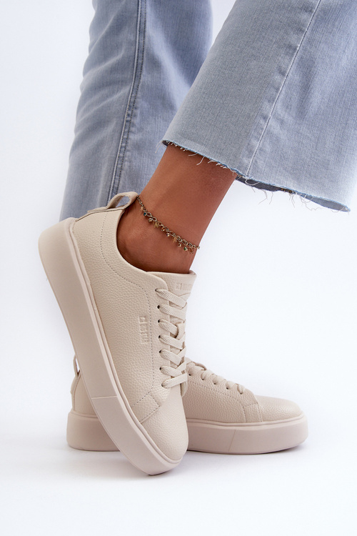 Легкі жіночі кросівки Big Star NN274321 Memory Foam System Beige