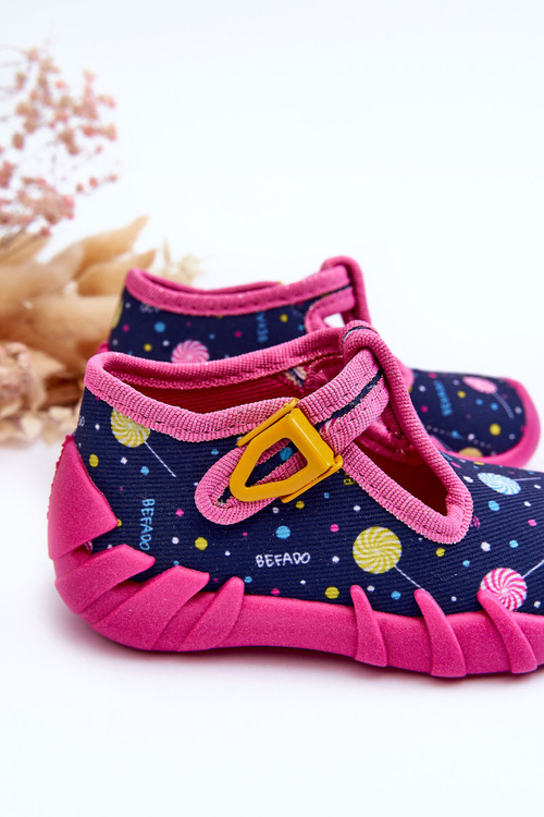 Взуття Papcie для дівчаток Befado 110P471 Рожево-темно-синій