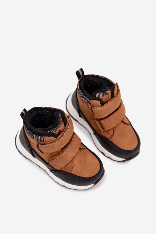 Ізольовані Дитячі Зимові Черевики На липучці Camel Nolivine