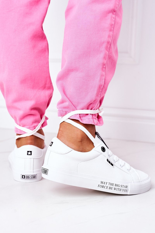 Жіночі шкіряні тенісні туфлі BIG STAR EE274316 Білі