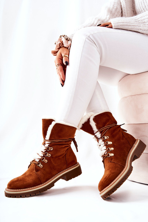 Утеплені черевики Trapper Camel Nelby