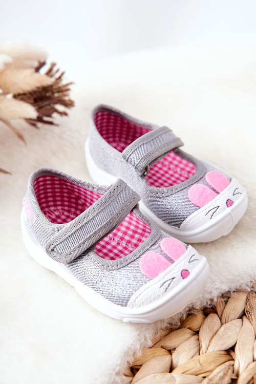 Шльопанці Ballerinas Befado Rabbit 209P033 Grey
