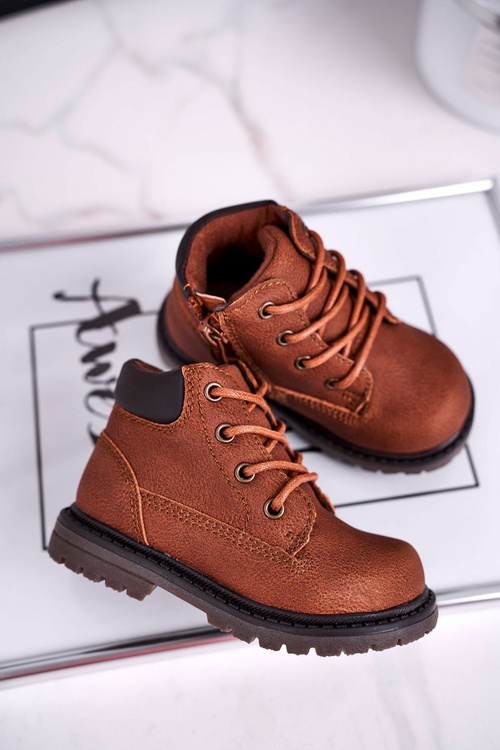 Чоботи дитячі теплі коричневі Moa