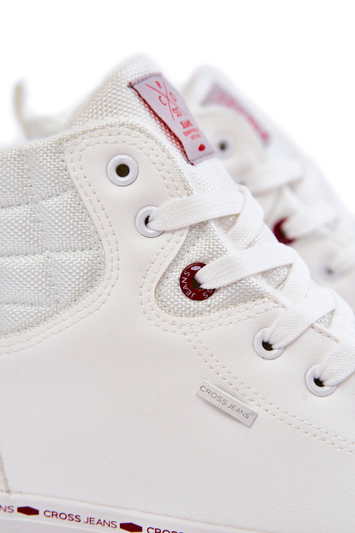 Чоловічі кросівки з високим утепленням Cross Jeans KK1R4056C Білі