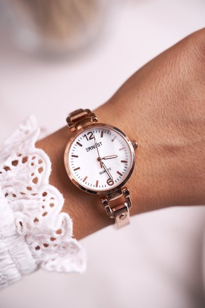 Жіночий годинник Браслет Ernest Rose Gold Chic