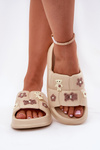 Пінні Сандалі З Прищіпками Бежеві Redienna