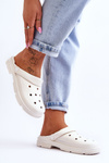 Жіночі гумові Crocs White Rabios