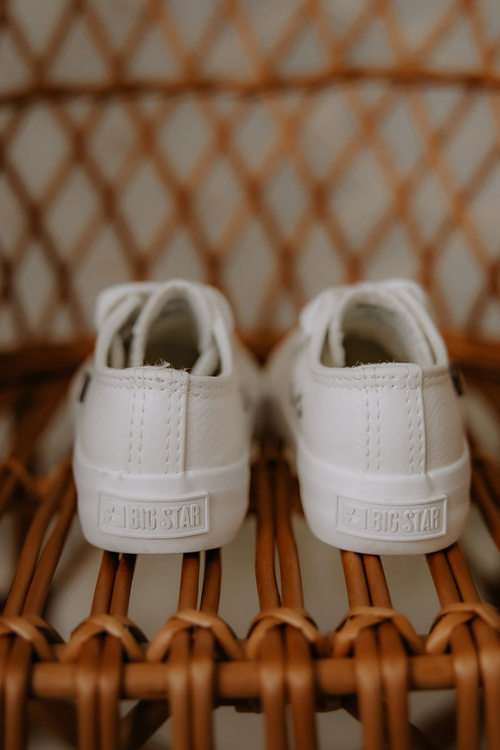 Дитячі шкіряні кросівки BIG STAR JJ374310 Білі