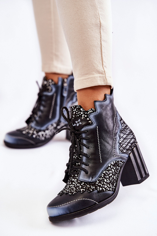 Чоботи жіночі шкіряні Maciejka Black 03190-20