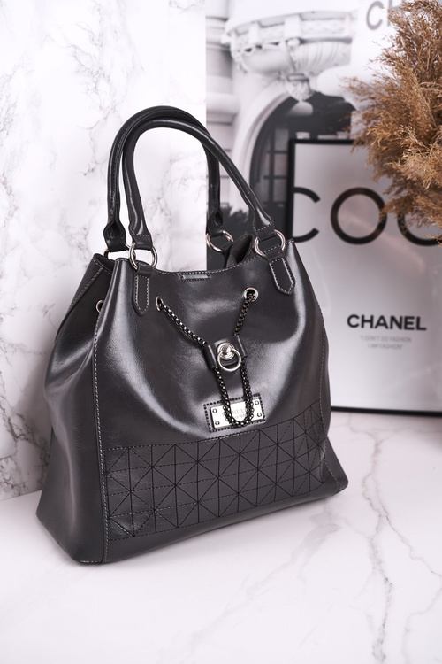 Елегантна жіноча сумочка з клатчем MONNARI BAG5810-019 сірий