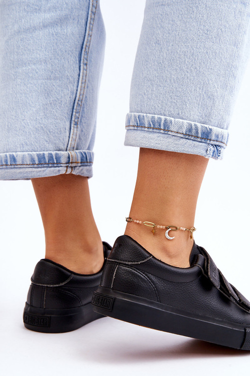 Класичні кросівки на липучці Big Star LL274A206 Чорні