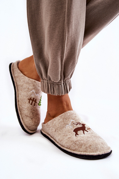 Домашні тапочки Big Star KK276016 Beige