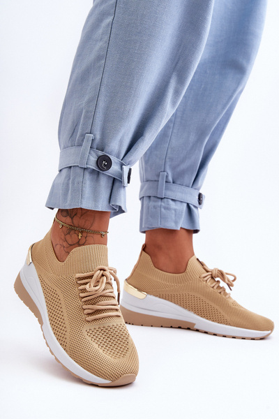 Матеріал Спортивні туфлі на платформі Beige Visconti 