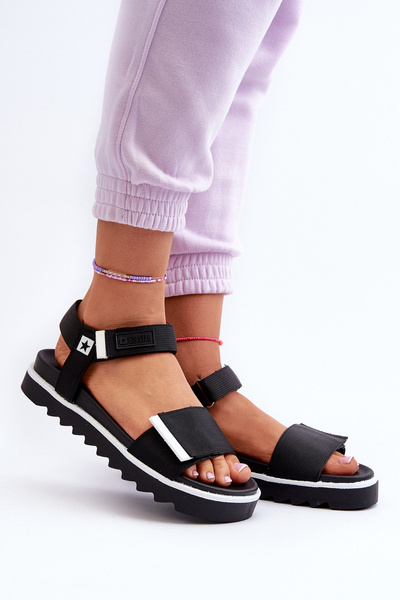 Жіночі босоніжки на платформі Big Star NN274778 Чорні