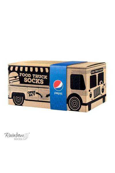 Набір шкарпеток Pepsi x Rainbow Socks Food Truck 3 пари